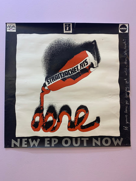 STRAITJACKET FITS - DONE ORIGINAL PROMO POSTER