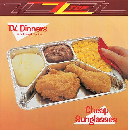 ZZ TOP-TV DINNERS / CHEAP SUNGLASSES 12'' VG+ COVER VG