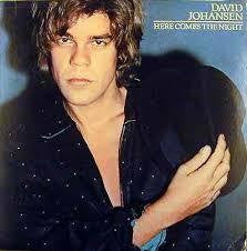 JOHANSEN DAVID-HERE COMES THE NIGHT LP VG+ COVER VG