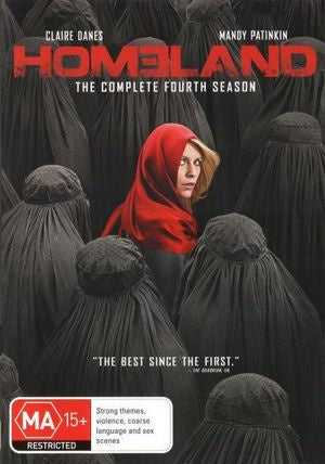 HOMELAND- COMPLETE 4TH SEASON 4DVD VG