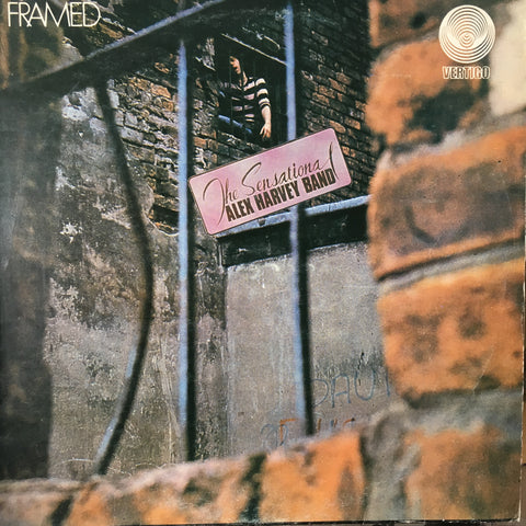 SENSATIONAL ALEX HARVEY BAND-FRAMED LP VG+ COVER VG+