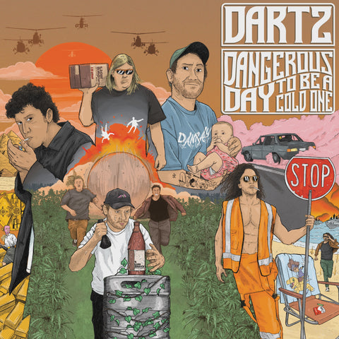 DARTZ - A DANGEROUS DAY TO BE A COLD ONE VINYL LP *NEW*