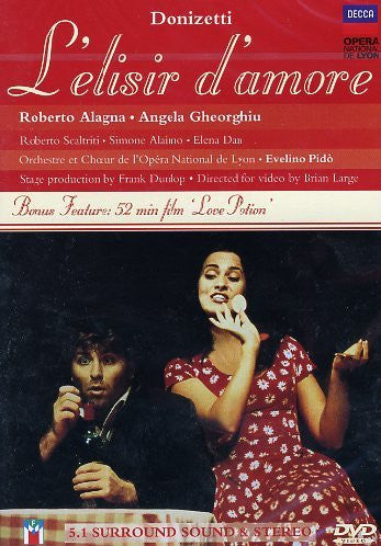 DONIZETTI-LELISIR DAMORE ALAGNA GHEORGHIU DVD VG