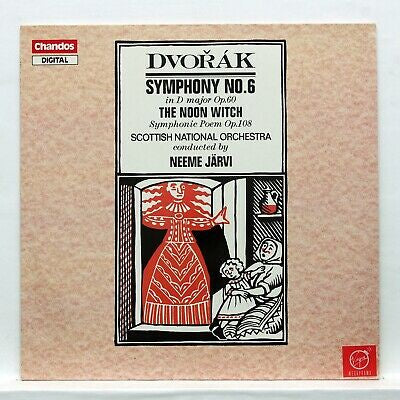 DVORAK-SYMPHONY NO 6 IN D MAJOR NEEME JARVI COVER VG LP G