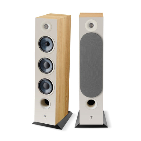 FOCAL-CHORA 826 FLOORSTANDING SPEAKERS -  LIGHT WOOD *NEW* save $400