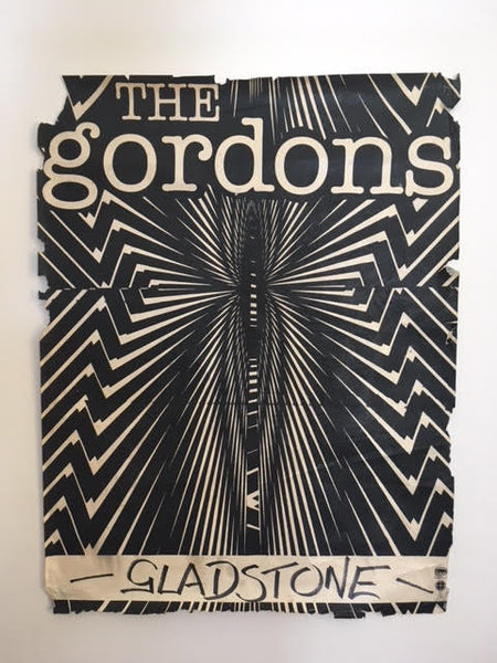 GORDONS THE-LIVE AT THE GLADSTONE ORIGINAL GIG POSTER