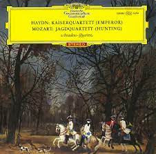 HAYDN MOZART - KAISERQUARTETT EMPEROR QUARTET JAGDQUARTETT HUNTING QUARTET LP VG+ COVER VG