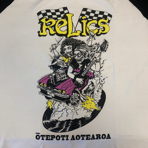 RELICS 10TH ANNIV 2023 LTD ED BASEBALL T SHIRT LARGE