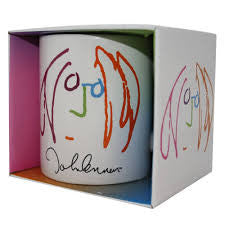 LENNON JOHN-FACE SKETCH COFFEE MUG *NEW*