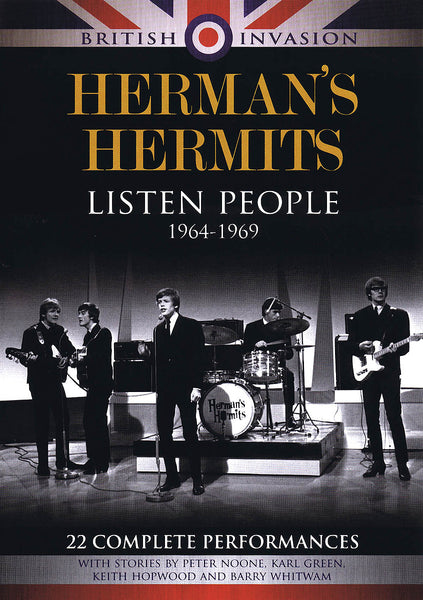 HERMANS HERMITS-LISTEN PEOPLE 1964-1969 DVD *NEW*