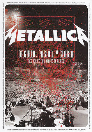 METALLICA-ORGULLO PASION Y GLORIA DVD *NEW*