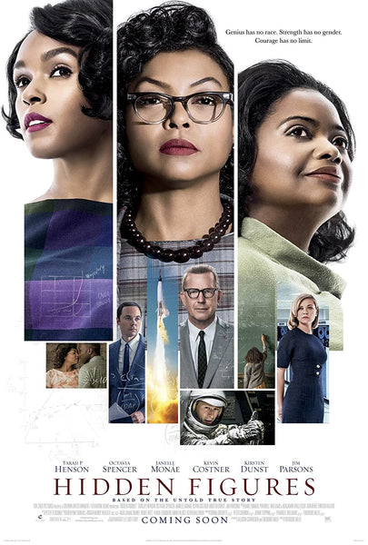 HIDDEN FIGURES DVD VG+