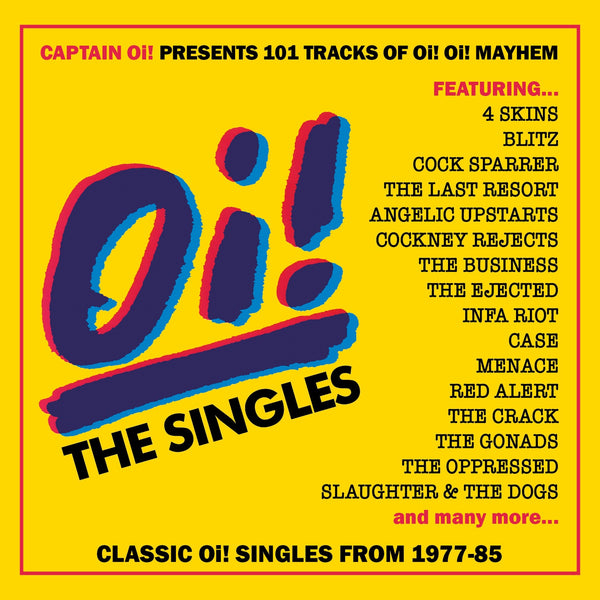 CAPTAIN OI!  THE SINGLES VARIOUS ARTISTS 4CD *NEW*