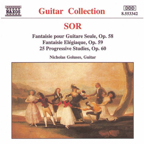SOR FERNANDO, GOLUSES NICHOLAS - GUITAR MUSIC OP. 58, 59 & 60 CD VG+