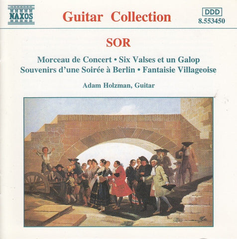 SOR FERNANDO, HOLZMAN ADAM - FANTAISE POUR GUITARE SEULE, OP. 52, 54, 56 & 57 CD NM