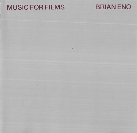 ENO BRIAN-MUSIC FOR FILMS CD VG