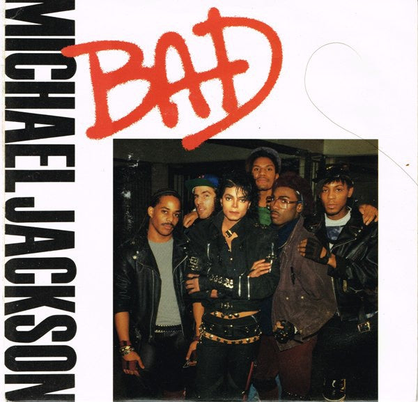 JACKSON MICHAEL-BAD/I CAN'T HELP IT 7" VG+