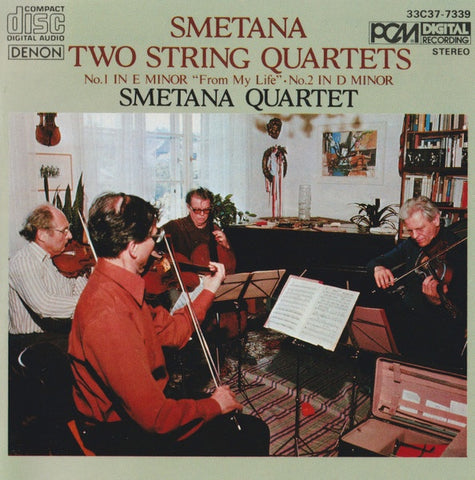 SMETANA-TWO STRING QUARTETS CD NM
