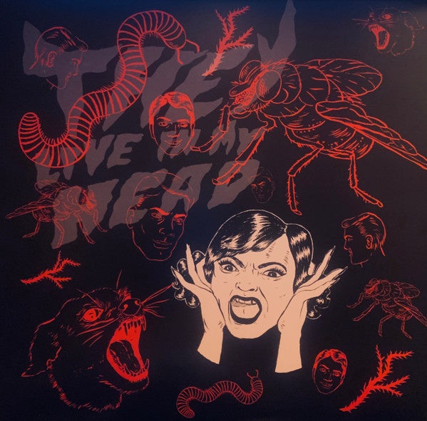 BUSH TETRAS - THEY LIVE IN MY HEAD RED VINYL LP *NEW*