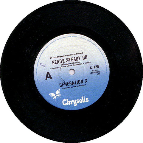 GENERATION X-READY, STEADY, GO/NO NO NO 7" VG