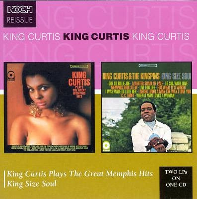 KING CURTIS-KING SIZE SOUL & KING CURTIS PLAYS THE GREAT MEMPHIS HITS CD VG