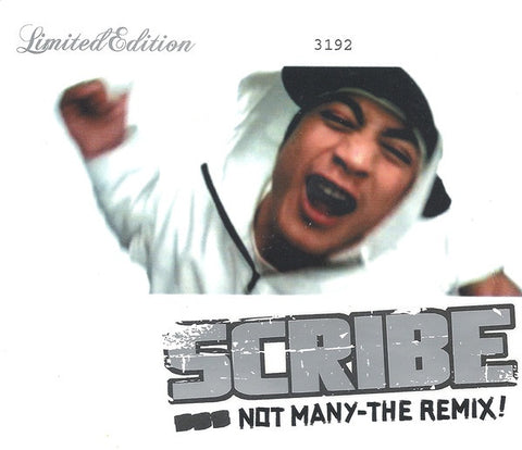 SCRIBE-NOT MANY THE REMIX SINGLE CD G