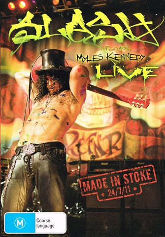 SLASH-LIVE MADE IN STOKE 24/7/11 DVD VG+