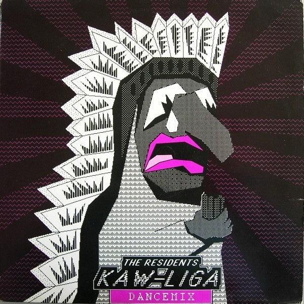 RESIDENTS THE-KAW-LIGA DANCEMIX 12" EX COVER VG+