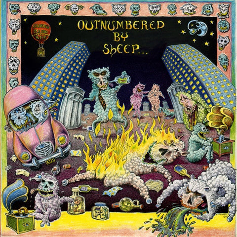 OUTNUMBERED BY SHEEP-VARIOUS ARTISTS LP VG COVER VG+