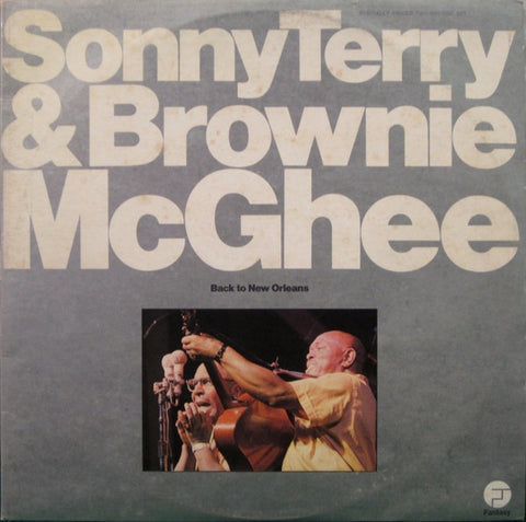 TERRY SONNY & BROWNIE MCGHEE-BACK TO NEW ORLEANS 2LP EX COVER VG