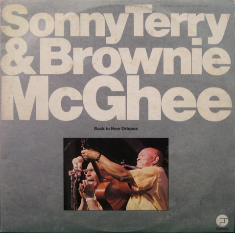 TERRY SONNY & BROWNIE MCGHEE-BACK TO NEW ORLEANS 2LP  NM COVER VG+