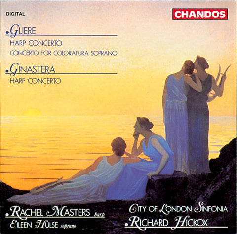 GLIERE/GINASTERA-HARP CONCERTOS CD VG