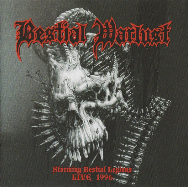 BESTIAL WARLUST-STORMING BESTIAL LEGIONS (LIVE 1996) CD VG+