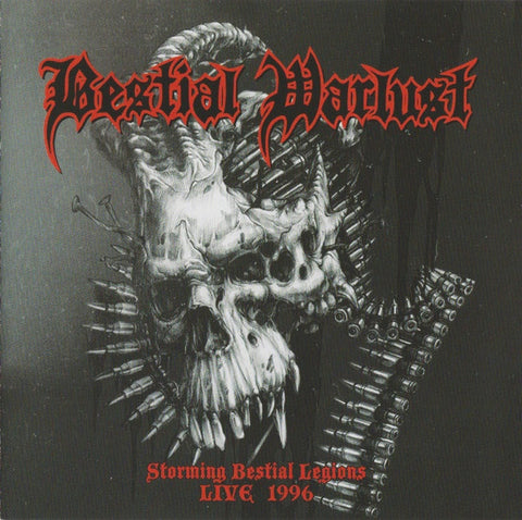 BESTIAL WARLUST-STORMING BESTIAL LEGIONS (LIVE 1996) CD VG+