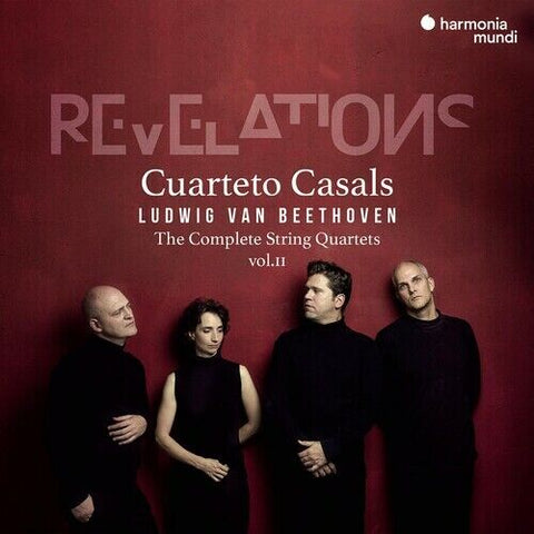 BEETHOVEN-THE COMPLETE STRING QUARTETS VOL 2 REVELATIONS CUARTETO CASALS 3CD *NEW*