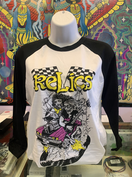 RELICS 10TH ANNIV 2023 LTD ED BASEBALL T SHIRT SMALL