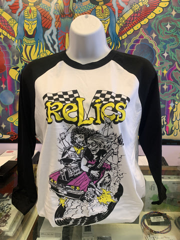 RELICS 10TH ANNIV 2023 LTD ED BASEBALL T SHIRT SMALL