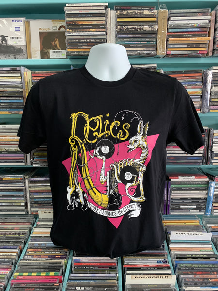 RELICS SWEET SOUNDS T-SHIRT DESIGNED BY VERONICA BRETT MEDIUM