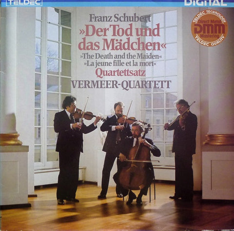 SCHUBERT FRANZ-DER TOD UND DAS MADCHEN QUARTETTSATZ VERMEER QUARTETT COVER VG LP VG