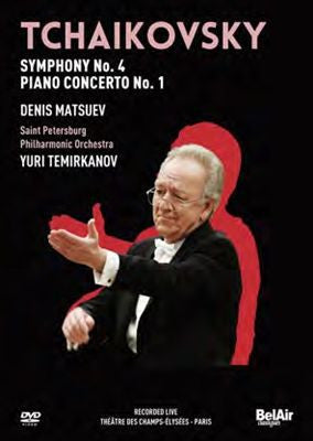 TCHAIKOVSKY-VOL 1 SYMPH NO 4 PIANO CON NO 1 DVD *NEW*