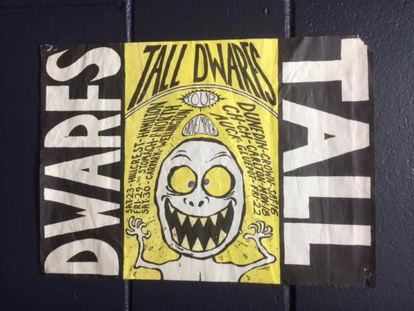 TALL DWARFS NZ TOUR GIG POSTER G