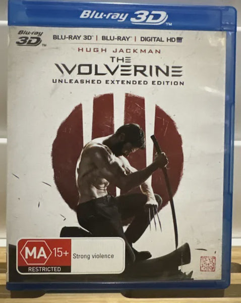 WOLVERINE 3D BLURAY + 2BLURAY VG+