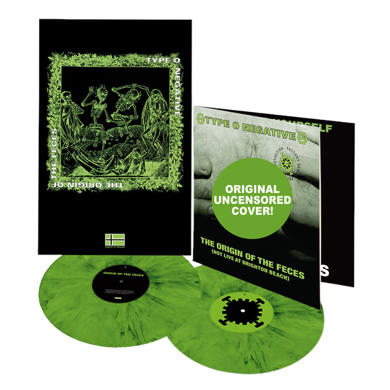 TYPE O NEGATIVE-ORIGIN OF THE FECES GREEN/ BLACK VINYL 2LP *NEW*