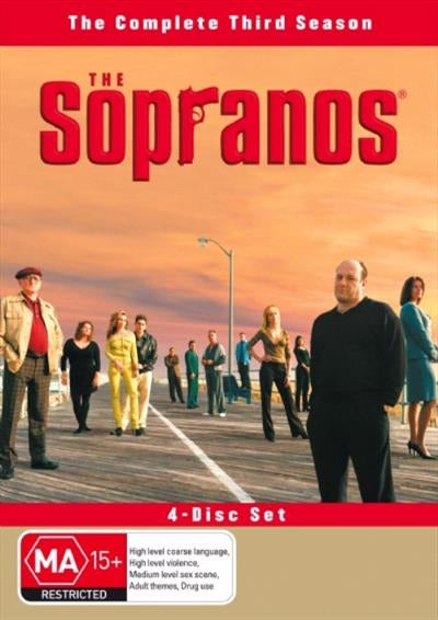 SOPRANOS-SEASON THREE 4DVD NM