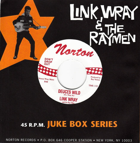 WRAY LINK AND THE RAYMEN-DEUCES WILD 7" *NEW*