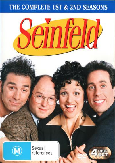 SEINFELD SEASON 1 & 2 4DVD VG