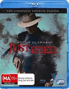 JUSTIFIED-SEASON FOUR 3BLURAY VG+