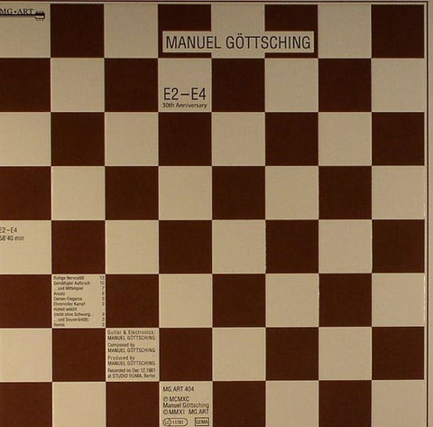 GOTTSCHING MANUEL-E2-E4 CD VG+