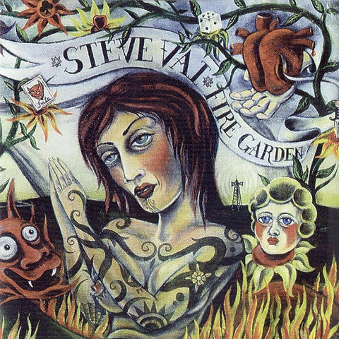 VAI STEVE-FIRE GARDEN CD VG