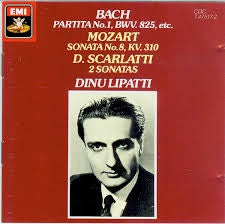 BACH MOZART SCARLATTI-DINU LIPATTI CD VG